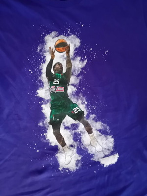 Παναθηναϊκός συλλεκτικό t shirt Kendrick Nunn σαν καινούργιο