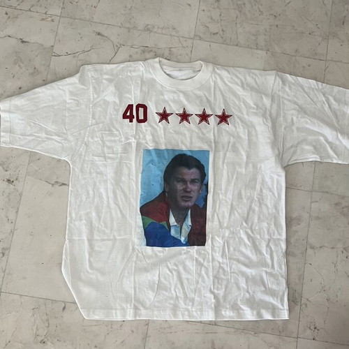 Olympiakos T-shirt used, tribute to Oleg Blokhin vs Ukrainian select team, XL