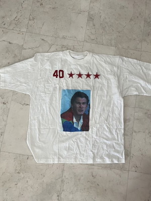Olympiakos T-shirt used, tribute to Oleg Blokhin vs Ukrainian select team, XL
