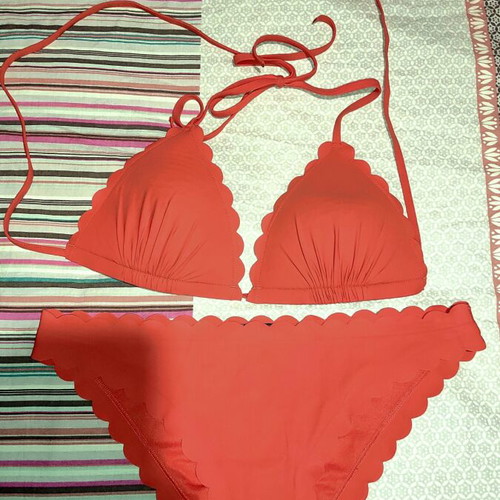 Bikini H&M size 36 small like new, dark orange