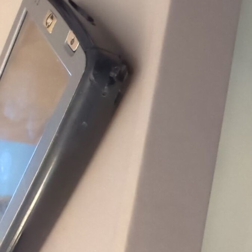 HP iPAQ HX2490b PDA used with charging dock and accessories