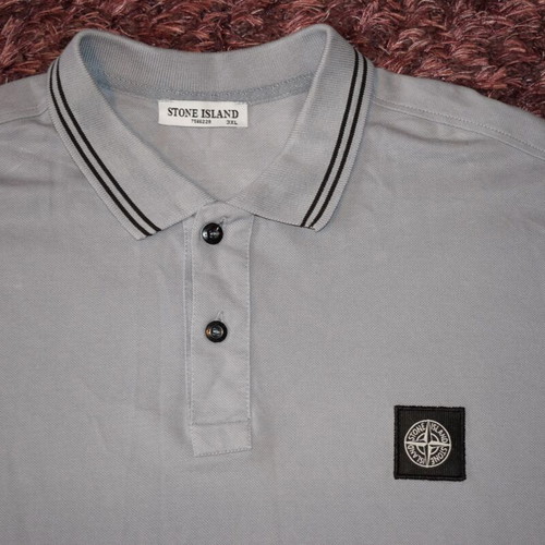 Stone Island polo shirt used, size XL, gray
