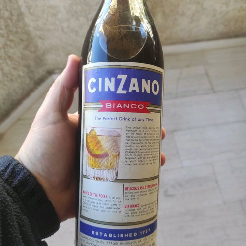 Vintage Cinzano Vermouth Bianco Speciale sealed from 1960