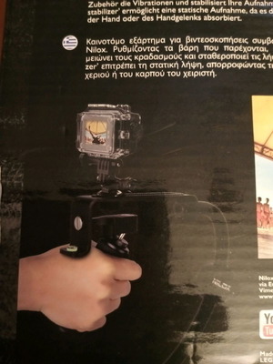 Nilox action camera video stabilizer adapter new with center weight counterbalance