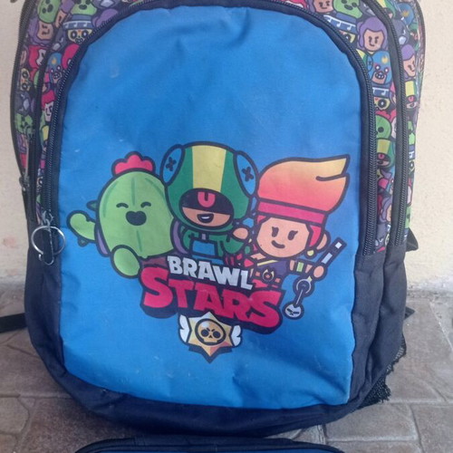 Brawl Stars backpack and pencil case used, good condition