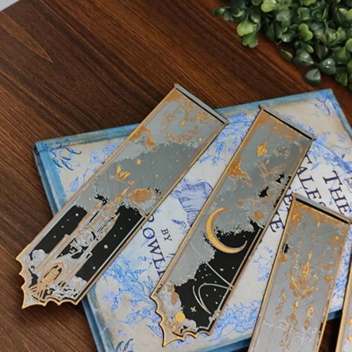 Fantasy Castle bookmark set new, 3D printed