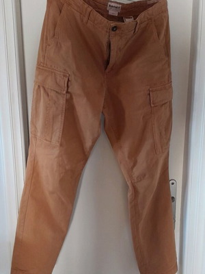 Timberland men's cargo pants new, brown and orange