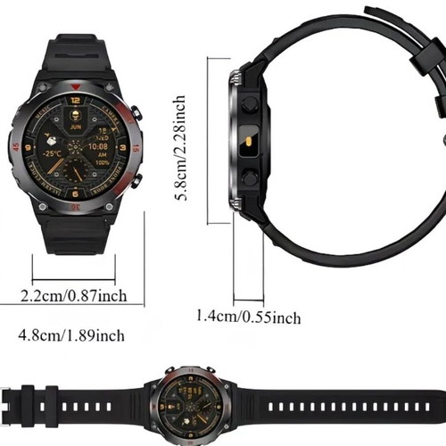 LAXASFIT 1.52 HD Screen Smart Watch