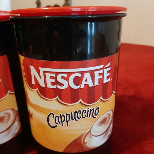 Винтидж буркани Nescafe cappuccino като нови
