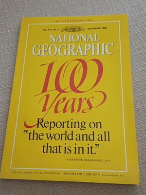 National Geographic 100 Years Anniversary Magazine like new