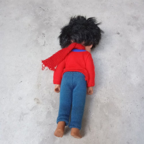 Sport Billy doll used from Lyra Toys, 1982 World Cup, 1980s