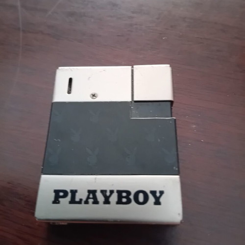 Playboy Vintage Metal Refillable Lighter like new
