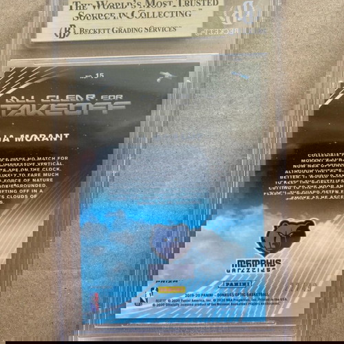 Ja Morant Rookie αριθμημένη κάρτα /49 Donruss Optic 2019-20 καινούργιο