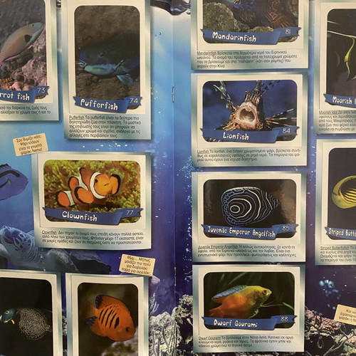 Sticker album Ocean World by Mad Max like new, complete