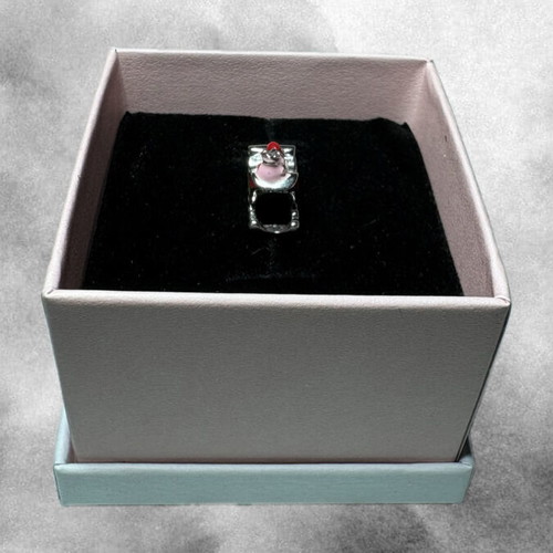 Pandora Christmas Sleigh Charm new, sterling silver with multicolor enamel