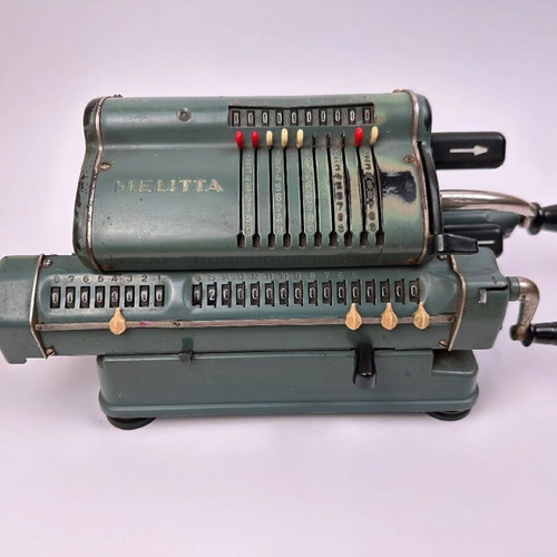 Melitta calculator used vintage office equipment