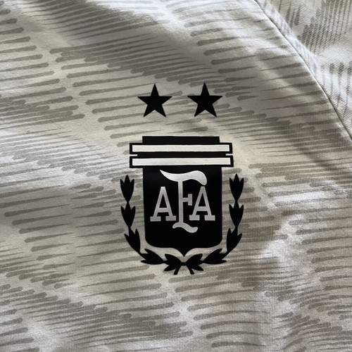 Adidas Argentina AFA Training Shirt, White/Grey, Size M