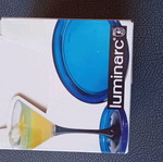 Blue Luminarc coasters new