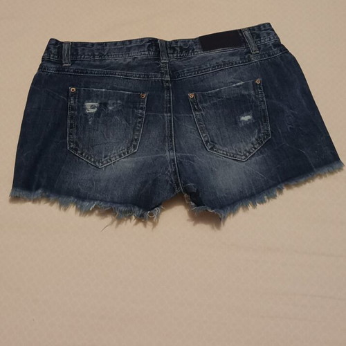 Stradivarius denim shorts like new, size S 36 8, blue