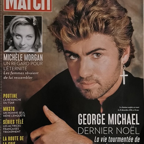 Paris Match French Magazine George Michael like new