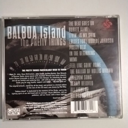 The Pretty Things Balboa Island CD like new, rock