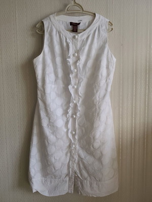 Eliza J dress white like new, size L