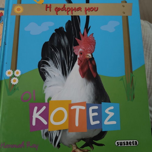 My Farm The Hens children's book like new, Greek