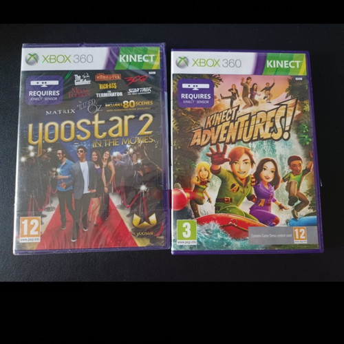 Xbox 360 Kinect games pack of 2, like new