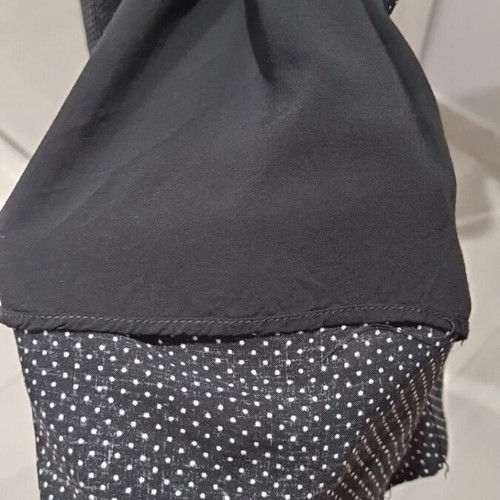 Attrattivo polka dot dress, size S, black and white
