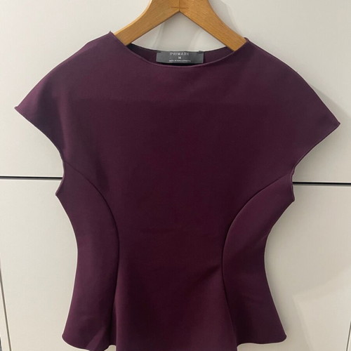 Primark Sleeveless Top Burgundy Purple Size M Like New