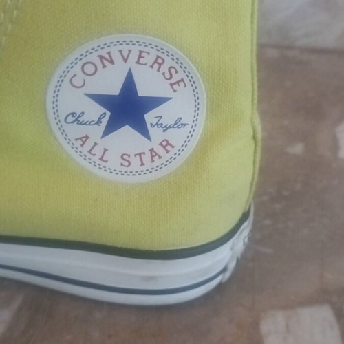 Converse All Star boot yellow like new, size 39.5