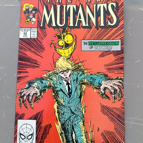 The New Mutants Marvel Comics Issue 64 like new, 1989