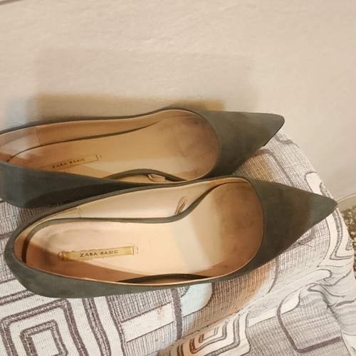 Zara low heels pumps used, size 38