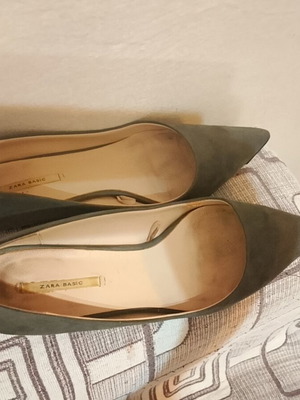 Zara low heels pumps used, size 38