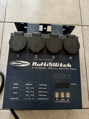 Showtec Switch Pack 4ch σαν καινούργιο