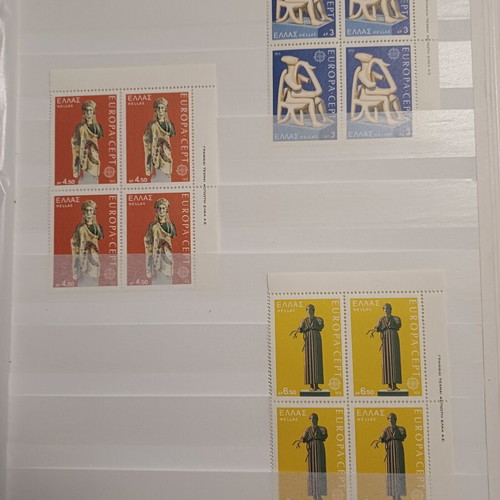 May 1974 Stamp Sets Europa Sculptures Mint Condition