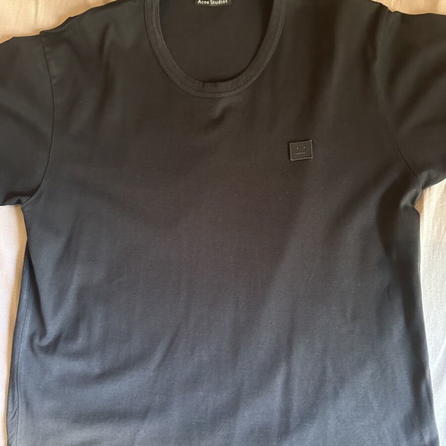 Acne Studios Nash face T-shirt size L, black