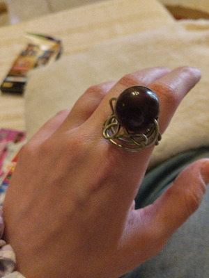 Ring unique handmade used y2k
