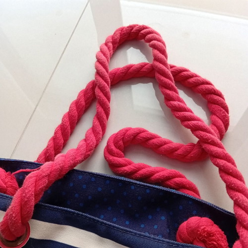 Beach bag shoulder type used, 50x38x20 cm