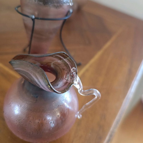 Collectible set of ancient glass vessel replicas like new