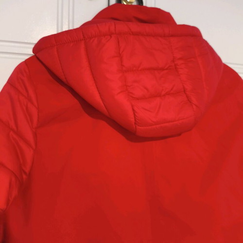 Women's jacket new size M red with detachable hood