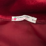 Marmalady velour tracksuit set new, red, size S