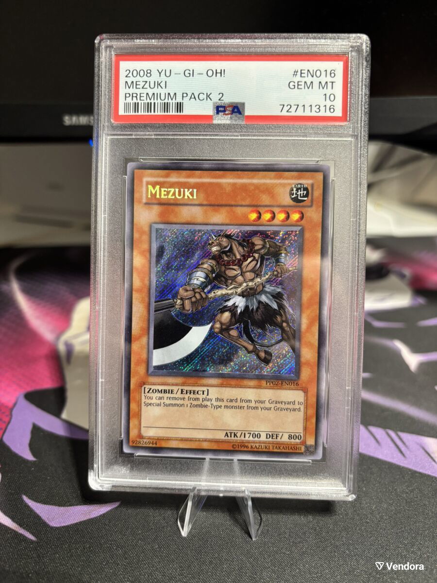 mezuki yugioh card 1 2 Mezuki PSA 10 Gem Mint