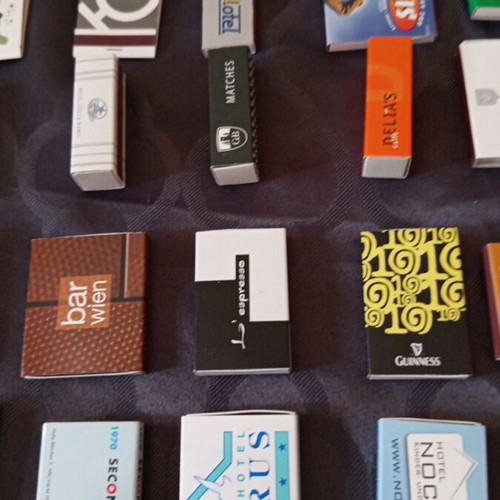 Matchboxes pack of 50 like new, various types and sizes