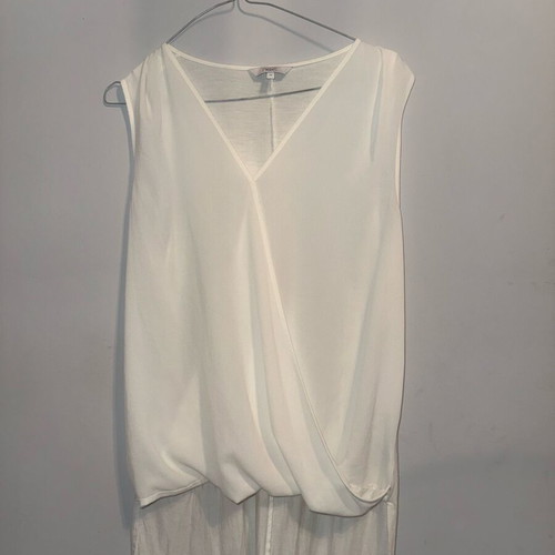 Next asymmetrical blouse white like new