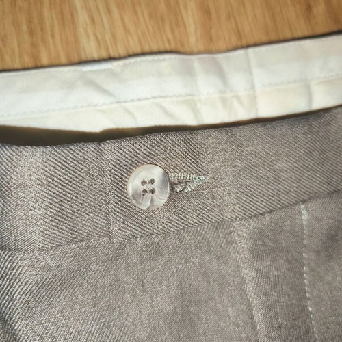 KV Exklusive Karel Vodenka Tailored Trousers Grey New With Tags