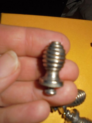 Small iron drawer knobs used, set of 4 pieces