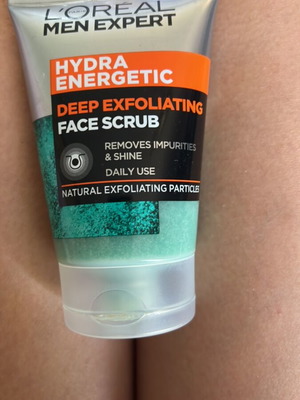 L'Oréal Men Expert Hydra Energetic Face Scrub unused, men's