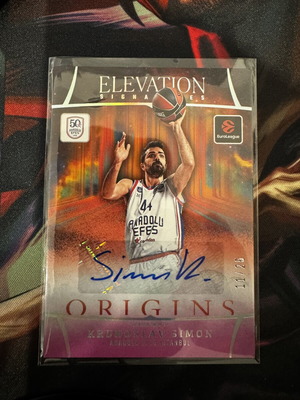 2025-26 Origins Euroleague Elevation Signatures Krunoslav Simon card like new
