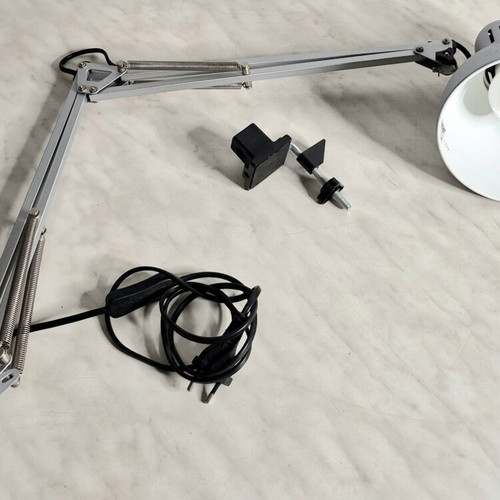 IKEA TERTIAL desk lamp like new, adjustable arm, silver